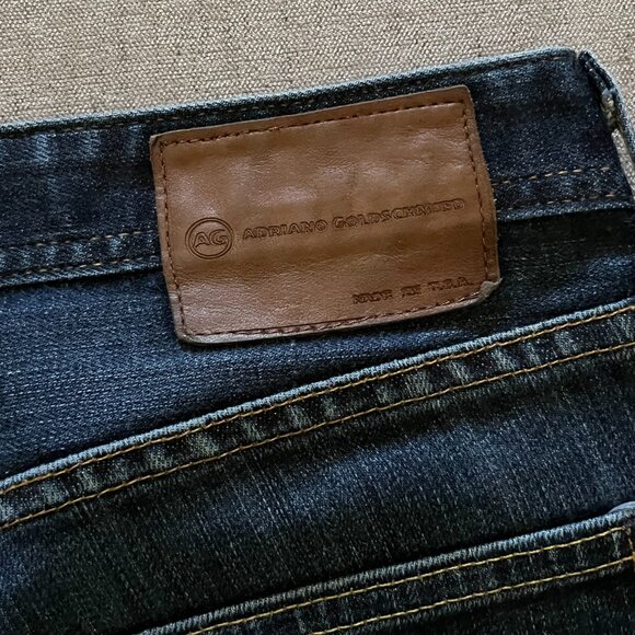 AG Adriano Goldschmied Jeans Men 30x34 Blue The Matchbox Slim Straight Leg - Picture 4 of 10